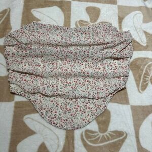 NWT Miss Lola | Floral Corset Top Smocked Beige Floral‎ | Women's S